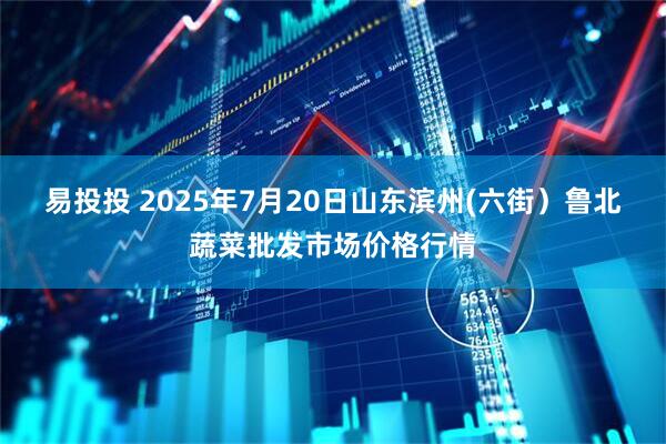 易投投 2025年7月20日山东滨州(六街）鲁北蔬菜批发市场价格行情