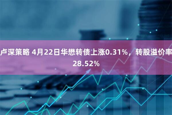 卢深策略 4月22日华懋转债上涨0.31%，转股溢价率28.52%